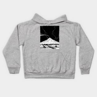 Mayon Volcano Eruption Kids Hoodie